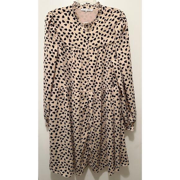 English Factory Dotted Button Detail Mini Dress 3X NWT - Picture 7 of 10